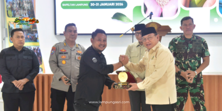 Ketua Komisi II DPRD Provinsi Lampung Hadiri Pengukuhan Pengurus KTNA Provinsi Lampung Masa Bhakti 2026–2031