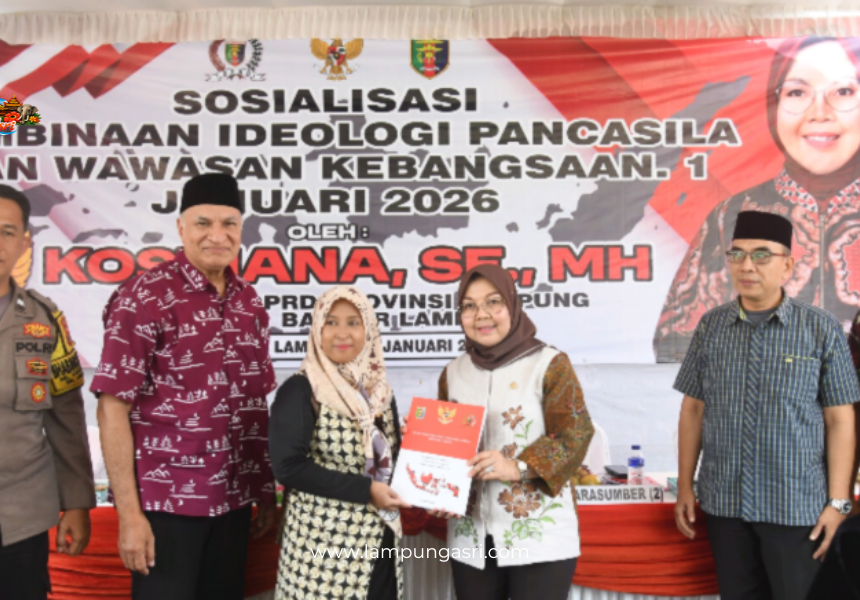 image DPRD Provinsi Lampung Dapil I Bandar Lampung Gelar Sosialisasi Pembinaan Ideologi Pancasila.