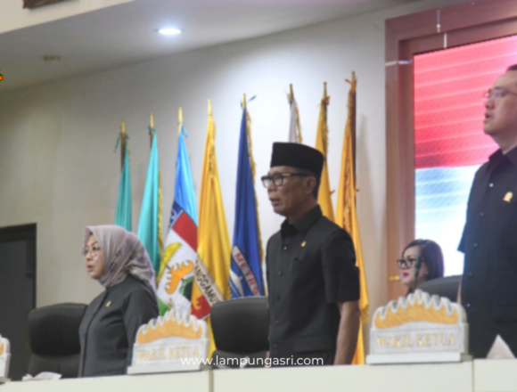 image DPRD Provinsi Lampung Gelar Paripurna Internal Bentuk Pansus Pembahasan LHP BPK