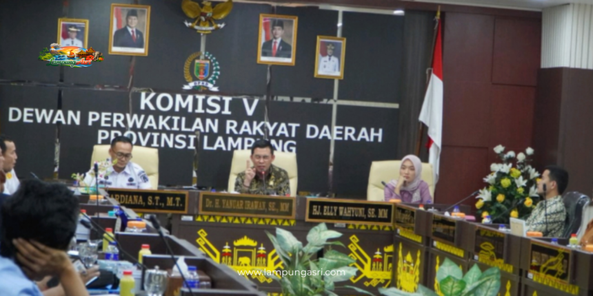 DPRD Provinsi Lampung menerima audiensi dari Dewan Pimpinan Daerah Federasi Serikat Pekerja Transport Indonesia–Konfederasi Serikat Pekerja Seluruh Indonesia (DPD F-SPTI–KSPSI) Provinsi Lampung