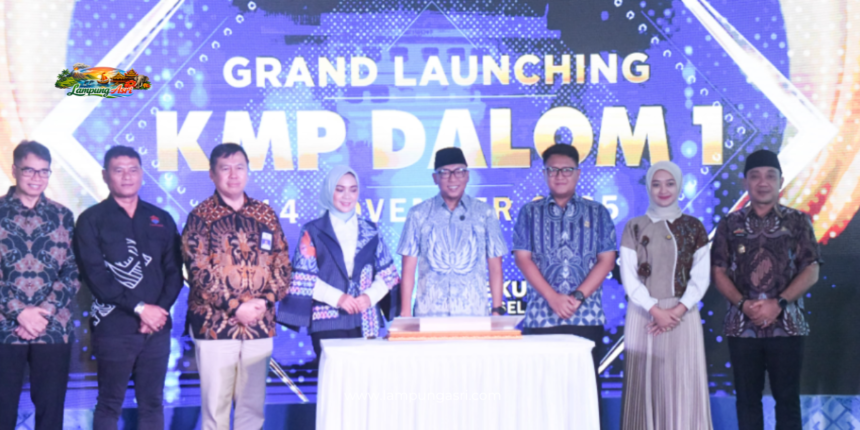 DPRD Provinsi Lampung melalui kehadiran Ketua DPRD Ahmad Giri Akbar, turut berbangga atas peluncuran KMP Dalom 1 yang berlangsung di Dermaga Eksekutif Bakauheni Lampung Selatan
